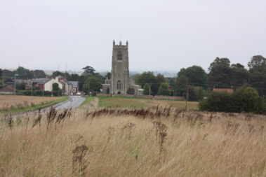 St Nicholas Church and Hood Field - Haxey