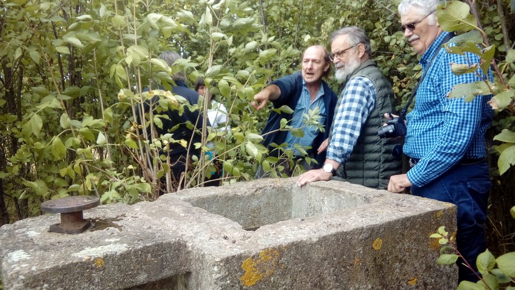 Volunteers surveying for the Lost Landscapes of Heroes project