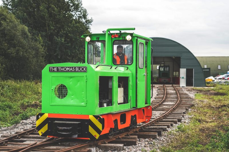Schomo Loco at Crowle Schomo Loco on Crowle Peatland Railway
