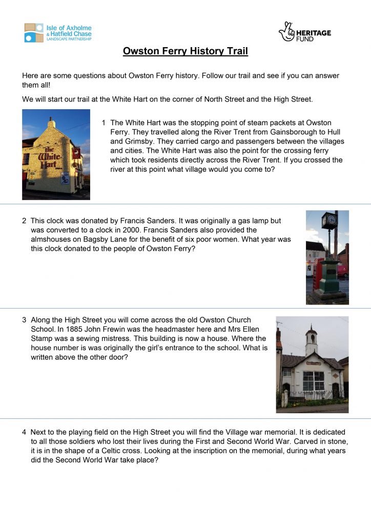 Owston Ferry History Trail IOAHC