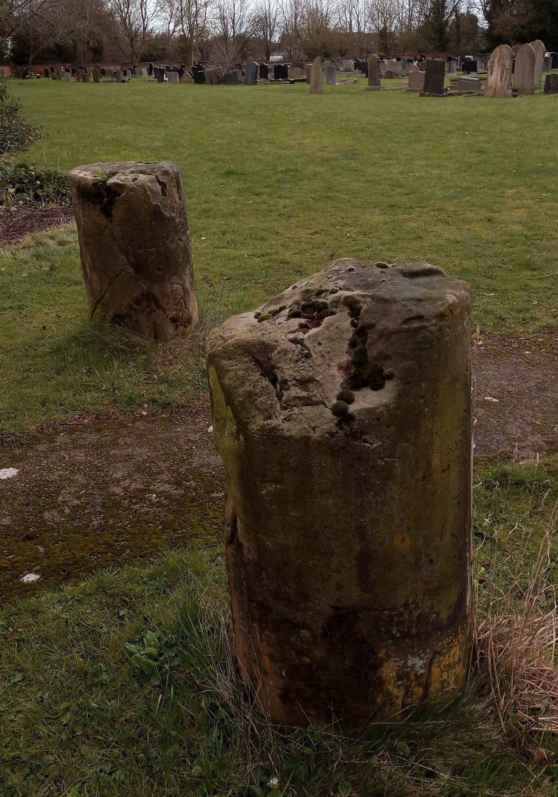 Temple Belwood pillars at Belton