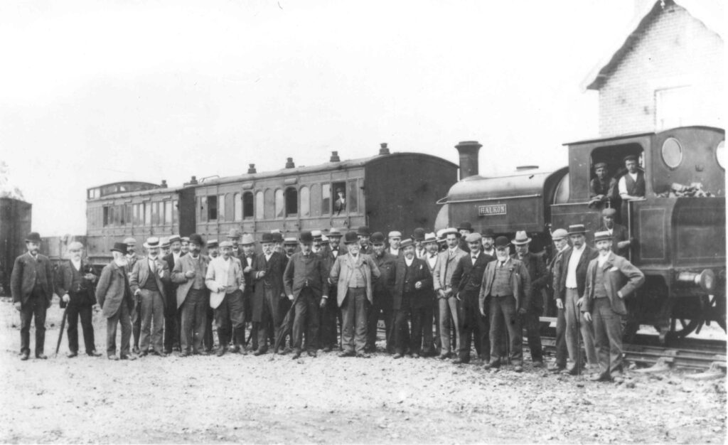 opening of Isle of Axholme Joint Railway at Crowle, circa 1903